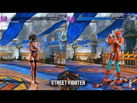 Street Fighter 6 AKI vs Elena PC Mod #2
