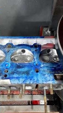 This VW CHT 1.0 Cylinder Head Was Cooked… Watch The Transformation! #shorts #machineshop #volkswagen