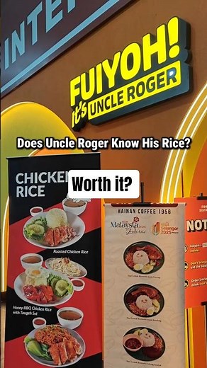 Uncle Roger's Fuiyoh Fried Rice — Is It Worth It? 🇲🇾 #uncleroger #friedrice