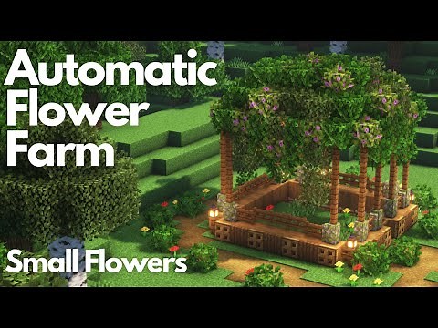 AUTOMATIC FLOWER FARM SMALL FLOWERS | Minecraft Tutorial | Java [1.21+]