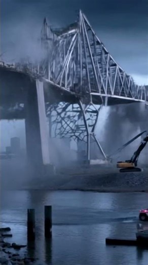 Massive Bridge Collapse Caught on Camera | Workers Run for Their Lives