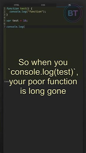 This Variable Overrides a Function (JavaScript Hoisting) #coding