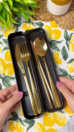 Found the Most Aesthetic Gold Cutlery Set on Amazon ✨