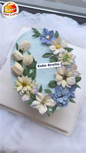 Cake Crafts - Bake With Expert | How to Make a floral Cake | Floral Cake Decoration ideas #floralart #floralcakes #floraldesign #flowercake #caketutorial #cakedecoration... | Instagram