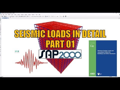 Seismic Design Step-by-Step as per ASCE 7-16 | Explained in Detail with SAP2000 (Part 1)