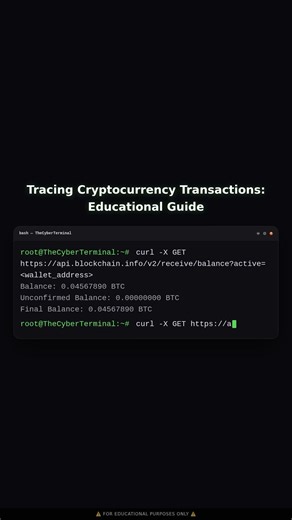 Tracing Cryptocurrency Transactions for Investigations