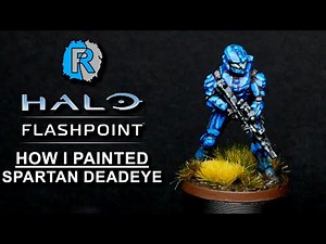 How I Painted Spartan Deadeye | Halo Flashpoint Tutorial