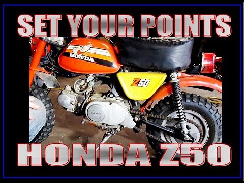 Set your points on a Honda Z50
