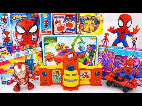 Marvel Spiderman Collection Unboxing Review| LEGO Dino-Webs Crawler | Iron Man Stark Tower Playset
