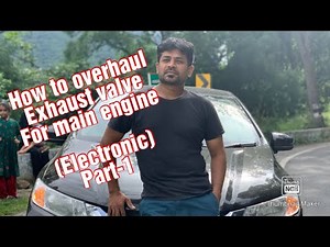 How do they do.. How to overhaul Exhaust valve for ME(Electronic). PART - 1 Removing actuator