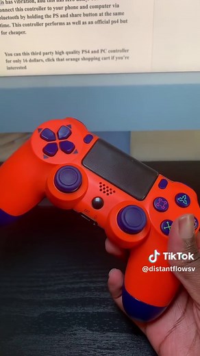 Save money by getting this reliable third party controller that particularly does the same as an original ps4 controller for way cheaper! #controller #playstation #ps4controller #TikTokshop #pccontroller #ps4