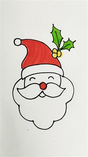 Santa Claus drawing step by step #santaclausdrawing #christmas #santa