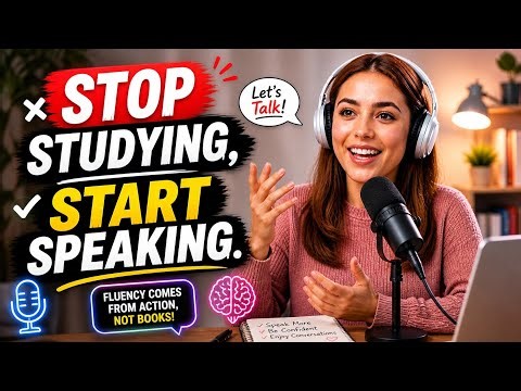 Stop Studying Start Speaking | Speak English With Confidence Even If You're Not Fluent Yet