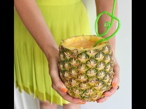 How to Turn a Pineapple into a Cup