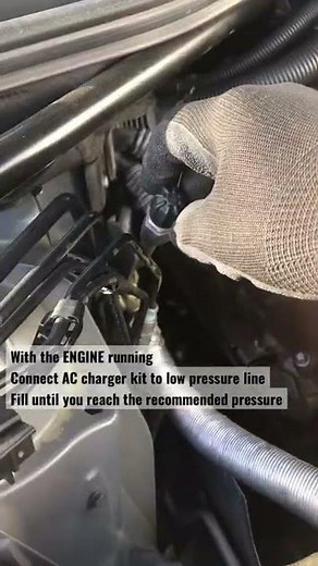 BMW 5 series e60, how to recharge AC air conditioner