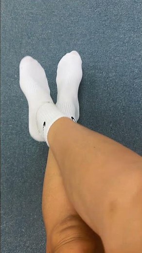Cozy Time In White Nike Socks #nikesocks #whitesocks #relax