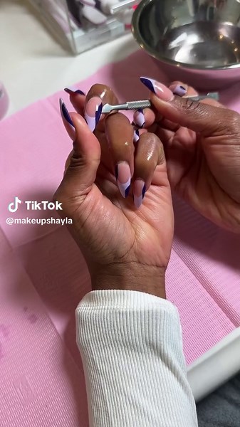 I’ve been doing my own nails for a couple years and im not goin back to the nail salon …not ever lol. I love how quick press ons ae ebut i also love gel x nails #diynails #gelx #gelxnails