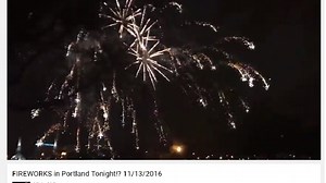 Fireworks over Portland Sunday night in honor of Don Gardner