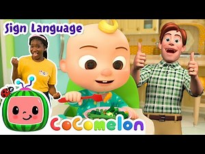 Yes Yes Stay Healthy Song💪 | Cocomelon Nursery Rhymes | Learn ASL & Baby Sign Language for Kids
