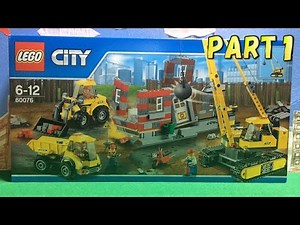 レゴシティ 解体工事現場６００７６開封動画！！PART１