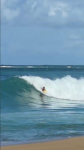 Surfin Tunnels Beach Kauai #beach #surf #surfing #waves #ocean #hawaiianisland