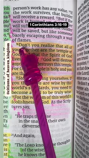 Understanding 1 Corinthians 3:16-19 as God's Temple