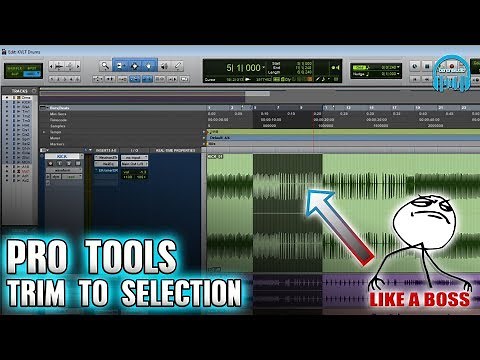 Pro Tools - How to Trim to Selection FAST! LIKE A BOSS!
