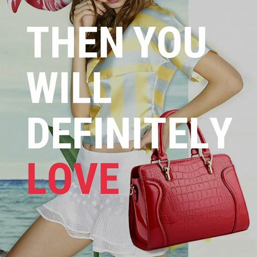 Crocodile Pattern Handbag