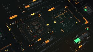 FUI / UI - Sci-fi windows vector set - Evgeny Rodygin
