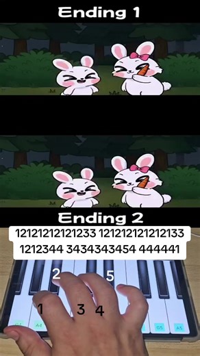 Choose 1 or 2? Who made the right choise piano tutorial #pianolessons