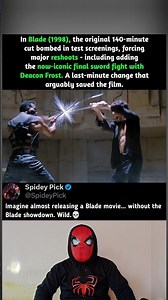 Blade (1998) Almost Had No Final Sword Fight