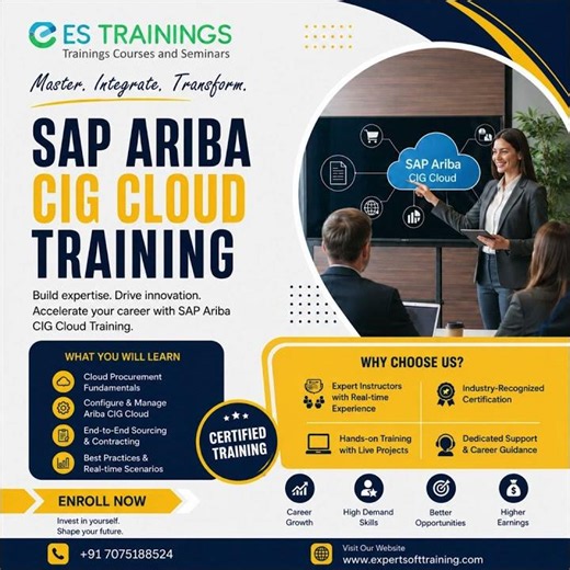 🚀 SAP ARIBA CIG Cloud Training#expertsofttraining