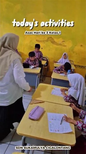 Hari ke 3 Asesmen sumatif akhir semester kelas 1 sdn sukamulya cigalontang