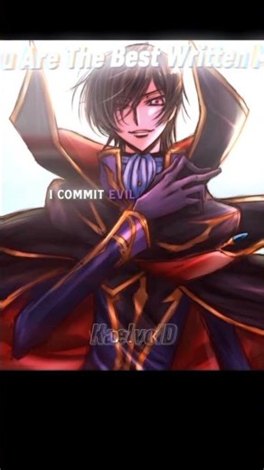 Lelouch Edit Lelouch Vi Britania Code Geass edit