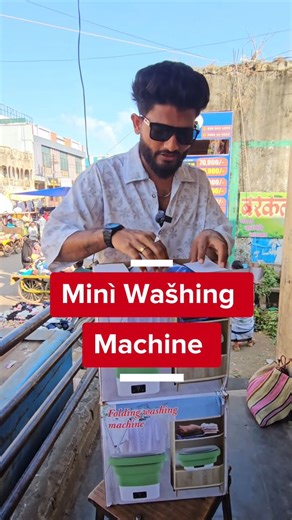 𝗙𝗔𝗦𝗛𝗜𝗢𝗡 𝗧𝗥𝗘𝗡𝗗𝗜𝗡𝗚 𝐌𝐇 𝟐𝟖 on Instagram: "Ye Dekha Kya? 😳🧺 . Mini washing machine:- offer price available only950/_rs . 📥DM FOR ORDER 📲9767682098 Shop Adress 📍:- Babu Lauj Chowk Chikhali . . . . ( mini washing machine,portable washing machine,small washing machine,travel washing machine,compact washing machine, foldable washing machine, mini washing machine for home,mini washing machine for hostel,mini washing machine for students ) . . #viral"