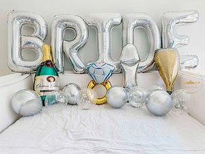 Holographic Bachelorette Balloon – Disco Bride Balloons, Lesbian Bachelorette,lgbtq  Bachelorette,bride Tribe,glitz & Glam Party Decorations - Etsy