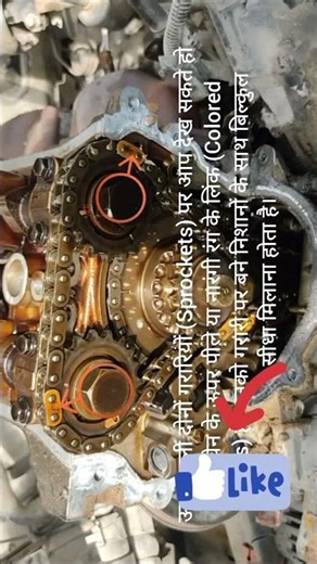 toyota Hilux engine timing set #chain #automobile
