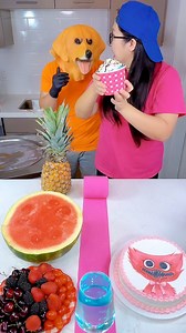 Huggy Wuggy cakes vs Fruits ice cream challenge!🍨 #huggywuggy #funny by Ethan Funny family | Ethan Funny Family