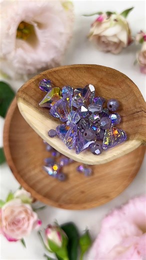 Violet Mist Crystal Bead Collection for Thoughtful Jewelry