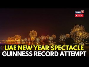 LIVE: Record-Breaking Fireworks Light Up Ras Al-Khaimah | World’s Largest Firework in UAE | N18G
