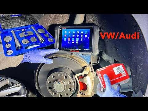 How to Put VW/Audi Parking Brake in Service Mode (EPB Reset) for Rear Pad Replacement