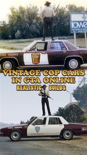 Vintage Cop Cars in GTA Online