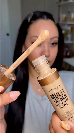 RIMMEL MULTI TASKER BETTER THAN FILTER PRIMER 🤩 AMY GLAM| #rimmellondon #affordablemakep