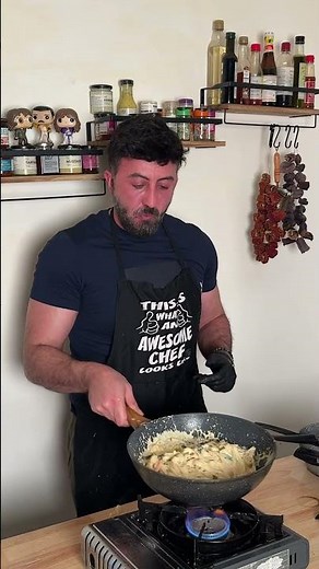 Italian Classic- Creamy Shrimp & Spinach Pasta | Date Night Level Recipe