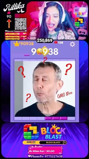 I beat my 76K Highest Score 👹 Brainstorming Ideas🧠 #blockblast #shorts #shortsfeed