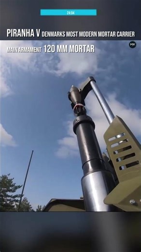 Piranha V – Denmarks newest Mortar carrier #shorts