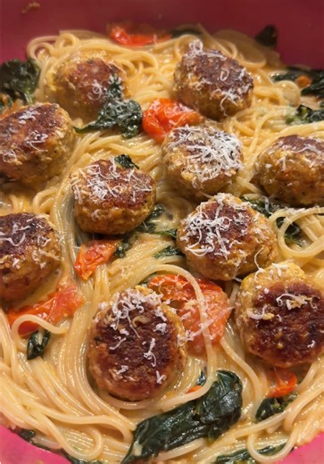Marry Me Chicken Meatballs Pasta Recipe