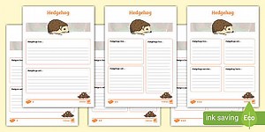Woodland Animals Differentiated Fact File Worksheets