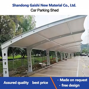 [Hot Item] PVDF PTFE Tensile Membrane Structure for Car Parking Roof Tent Garage Carport Awning