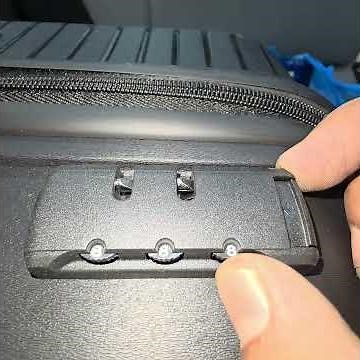 Luggage lock hack for basic combination lock.